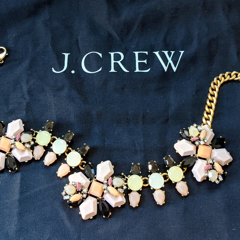 J. Crew Jeweled Statement Necklace